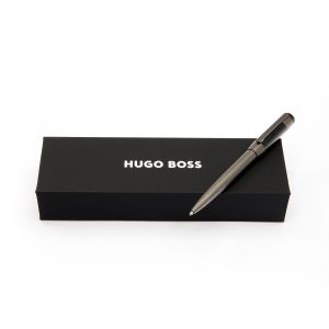 Hugo Boss Химикалка Rive, в кутия, хром