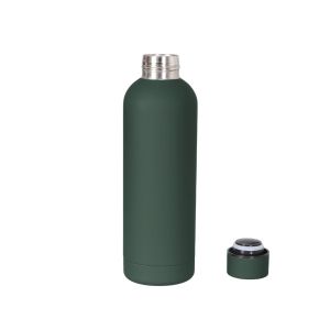 Office 1 Бутилка Top, метална, 6.5 х 24 cm, зелена, 500 ml