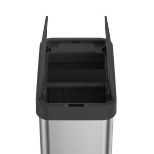 Кош за отпадъци Eko Phantom X, за разделно събиране, сензорен, 22+28 L