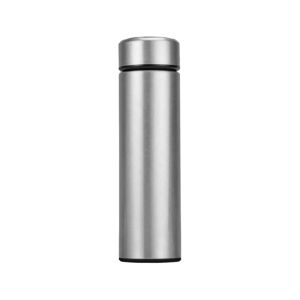 Office 1 Термос Smarty, метален, двустенен, с индикатор, 500 ml, сребрист