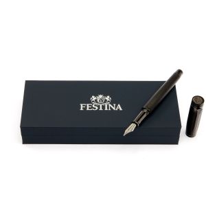 Festina Писалка Bold Stripe, в кутия, черна
