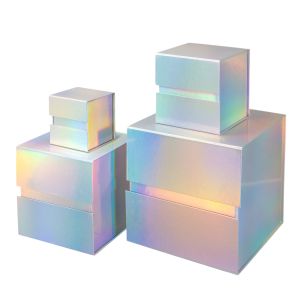 Office 1 Кутия Shiny, с магнитно затваряне, сгъваема, 16 х 16 х 16 cm