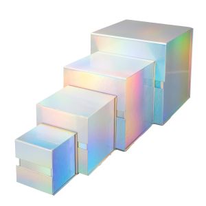 Office 1 Кутия Shiny, с магнитно затваряне, сгъваема, 16 х 16 х 16 cm