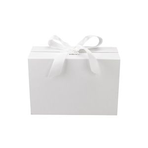 Office 1 Кутия Gift Box, с магнитно затваряне, сгъваема, 26 х 23 х 9.5 cm, бяла
