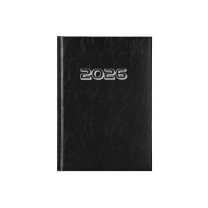 Календар-бележник Витоша, с дати, А5, черен