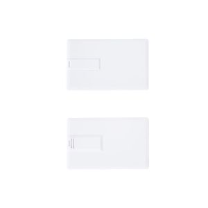 Office 1 USB флаш памет Credit Card, USB 2.0, 32 GB, без лого, бяла