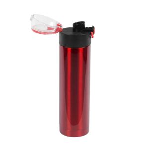 Office 1 Бутилка Metropolis, метална, двустенна, 500 ml, червена