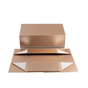 Office 1 Кутия Colorful, с магнитно затваряне, сгъваема, 35 х 20.5 х 11.3 cm, пепел от рози