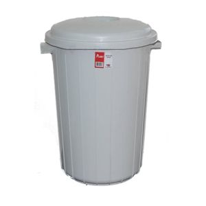 Кош Planet с капак UP104, 50 L, сив