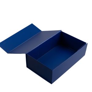 Office 1 Кутия Colorful, с магнитно затваряне, сгъваема, 35 х 20.5 х 11.3 cm, синя