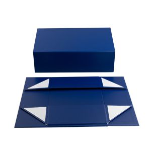 Office 1 Кутия Colorful, с магнитно затваряне, сгъваема, 35 х 20.5 х 11.3 cm, синя