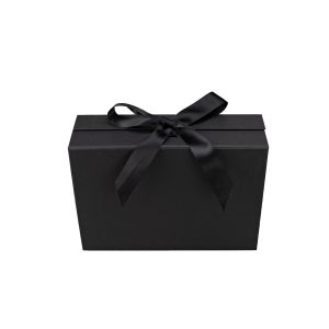 Office 1 Кутия Gift Box, с магнитно затваряне, сгъваема, 26 х 23 х 9.5 cm, черна