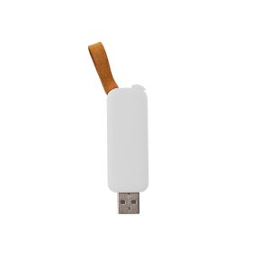 Office 1 USB флаш памет Slide, 64 GB, USB 2.0, без лого, бяла