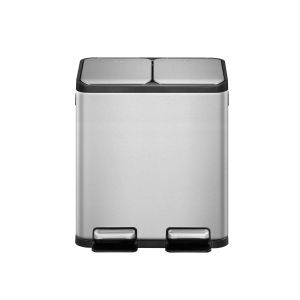 Кош за отпадъци Eko Ecocasa II, за разделно събиране, с педал, 15+15 L