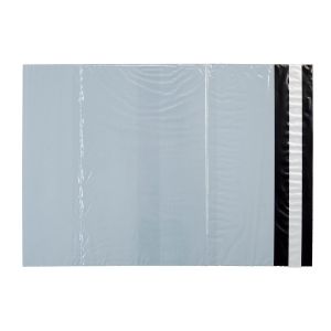 Плик за пратки, куриерски, с джоб, 350 x 480 mm + 50 mm, сив, 20 броя