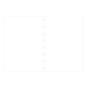 Filofax Пълнител за тефтер, A5, бял