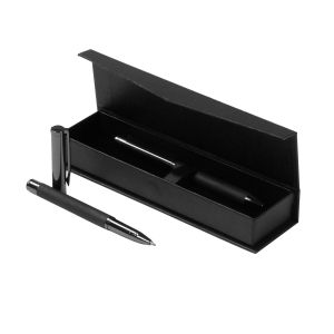 Office 1 Комплект химикалка и ролер Grace, метални, черни