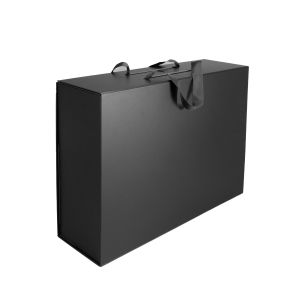 Office 1 Кутия Handle XXXL, сгъваема, 48 х 35 х 15 cm, черна