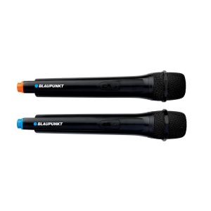 Blaupunkt Тонколона PB10DB, FM радио, USB/SD/AUX, 1000 W, с 2 бежични микрофона