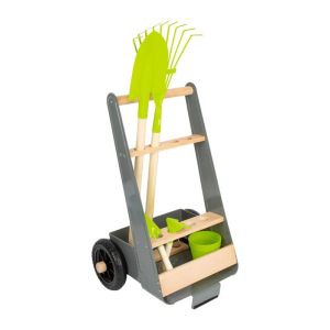 Small Foot Комплект количка с градински инструменти