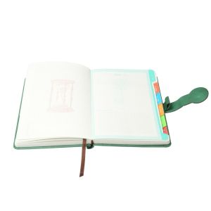 Office 1 Планер Simple Life, A5, с дати, с магнитно закопчаване, кафяв