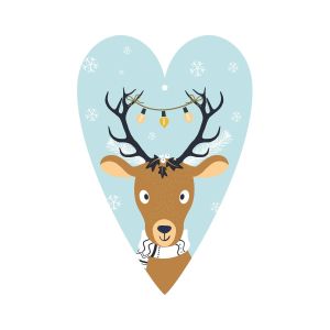 Gespaensterwald Картичка-таг Елен, във формата на сърце