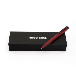 Hugo Boss Химикалка Loop Matt, в кутия, червена