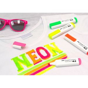 Faber-Castell Маркер за текстил, неоновожълт