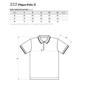 Malfini Детска тениска Pique Polo 222, размер 146 cm, възраст 10 години, зелена