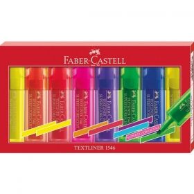 Текст маркери Faber-Castell Textliner 46 Superfluorescent 8 цвята