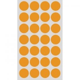 Етикети за цени ф25 кръгли Оранжев