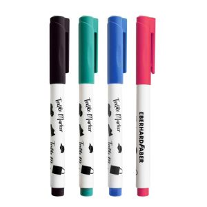 Eberhard Faber Маркер за текстил, с шаблони, 4 цвята