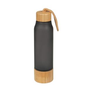 Office 1 Бутилка Endless, боросиликатно стъкло, 480 ml, черна