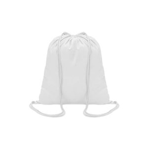 More Than Gifts Чанта за спорт Colored, тип мешка, памук, бяла