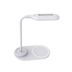 Office 1 Настолна лампа, 10 LED, с безжично зарядно за телефон, 15 W