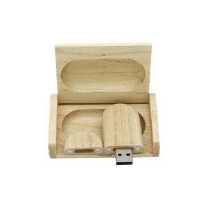 Office 1 USB флаш памет Woodbox, USB 2.0, 16 GB