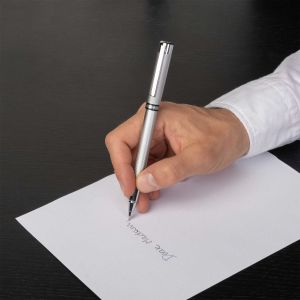 Hugo Boss Ролер Filament, в кутия, сребрист