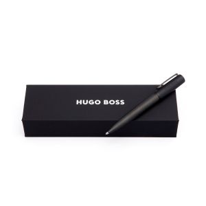 Hugo Boss Химикалка Arche Iconic, в кутия, черна