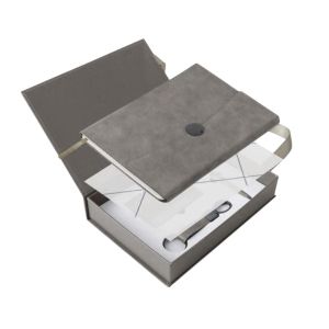 Office 1 Подаръчен комплект Matrix Quatro, в кутия, сив