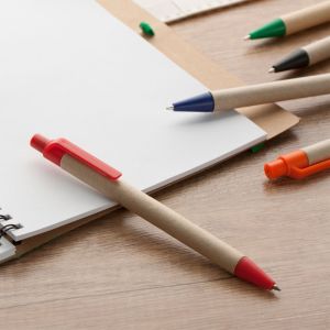 Office 1 Еко химикалка Libra, червена