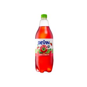 Devin Газирана напитка Bublz, диня и мента, 450 ml