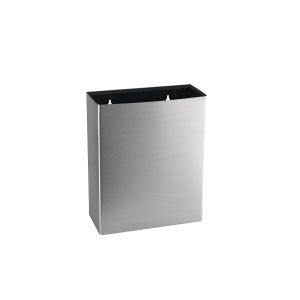 Кош за отпадъци Dayco, отворен, метален, 36 х 16 х 44 cm, 23 L, инокс