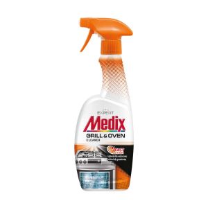 Препарат за почистване на фурни и грилове Medix Expert Grill, активна пяна, с помпа, 500 ml
