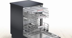 Bosch Съдомиялна машина SMS4HCC48E, за 14 комплекта, черна