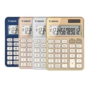 Настолен калкулатор Canon KS-125KB, 12-разряден, розово злато