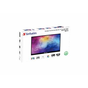 Монитор Verbatim PMT-14, 14'', Touchscreen, FullHD, 6 ms, IPS, 16:9, 250 cd/m2