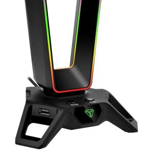 Yenkee USB хъб и стойка за слушалки 3000 Gaming, 3 USB 2.0