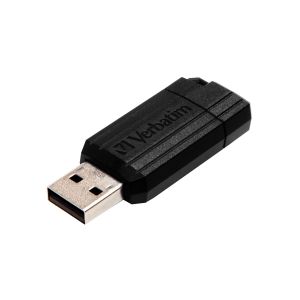 USB флаш памет Verbatim Pinstripe, USB 2.0, 32 GB, черна