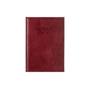 Календар-бележник Вихрен, с дати, B5, червен