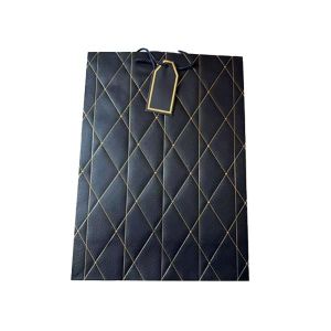 Подаръчна торбичка, каре, 30 х 42 х 12 cm, черна